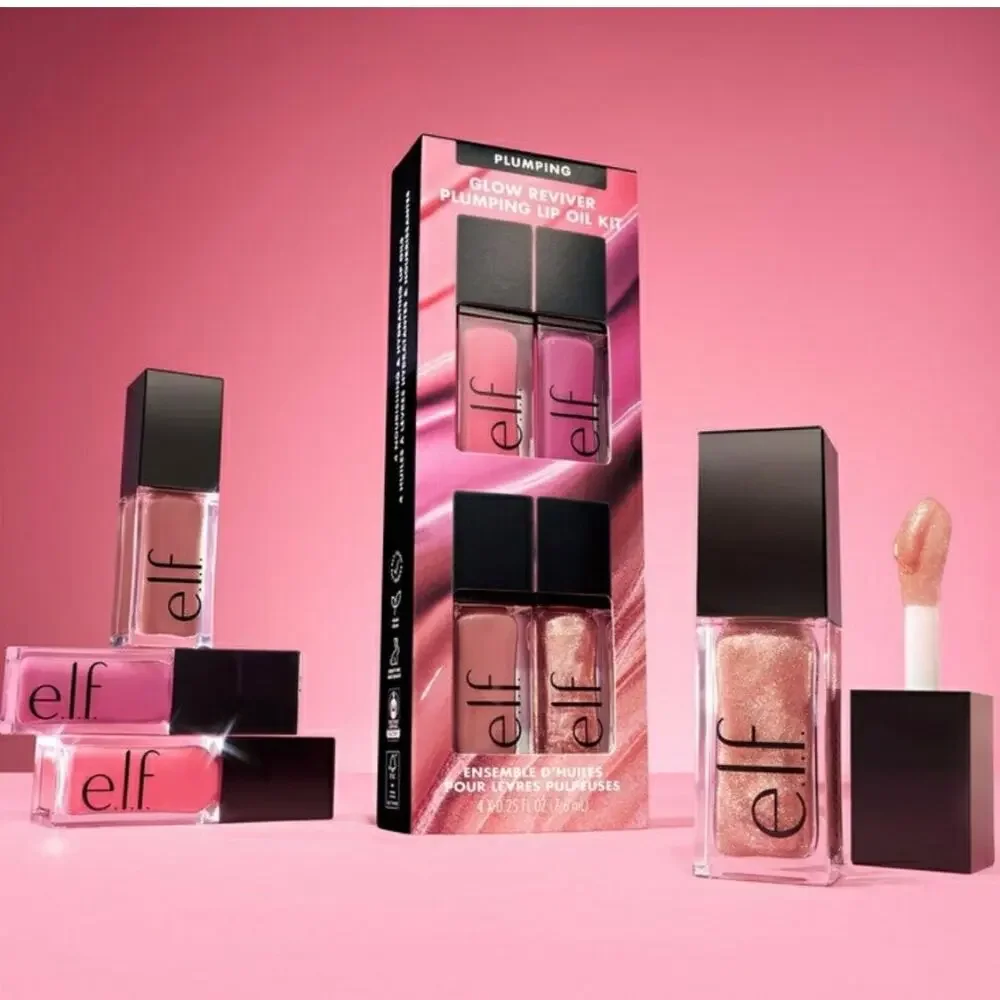 New elf Glow Reviver Plumping Lip Oil Kit